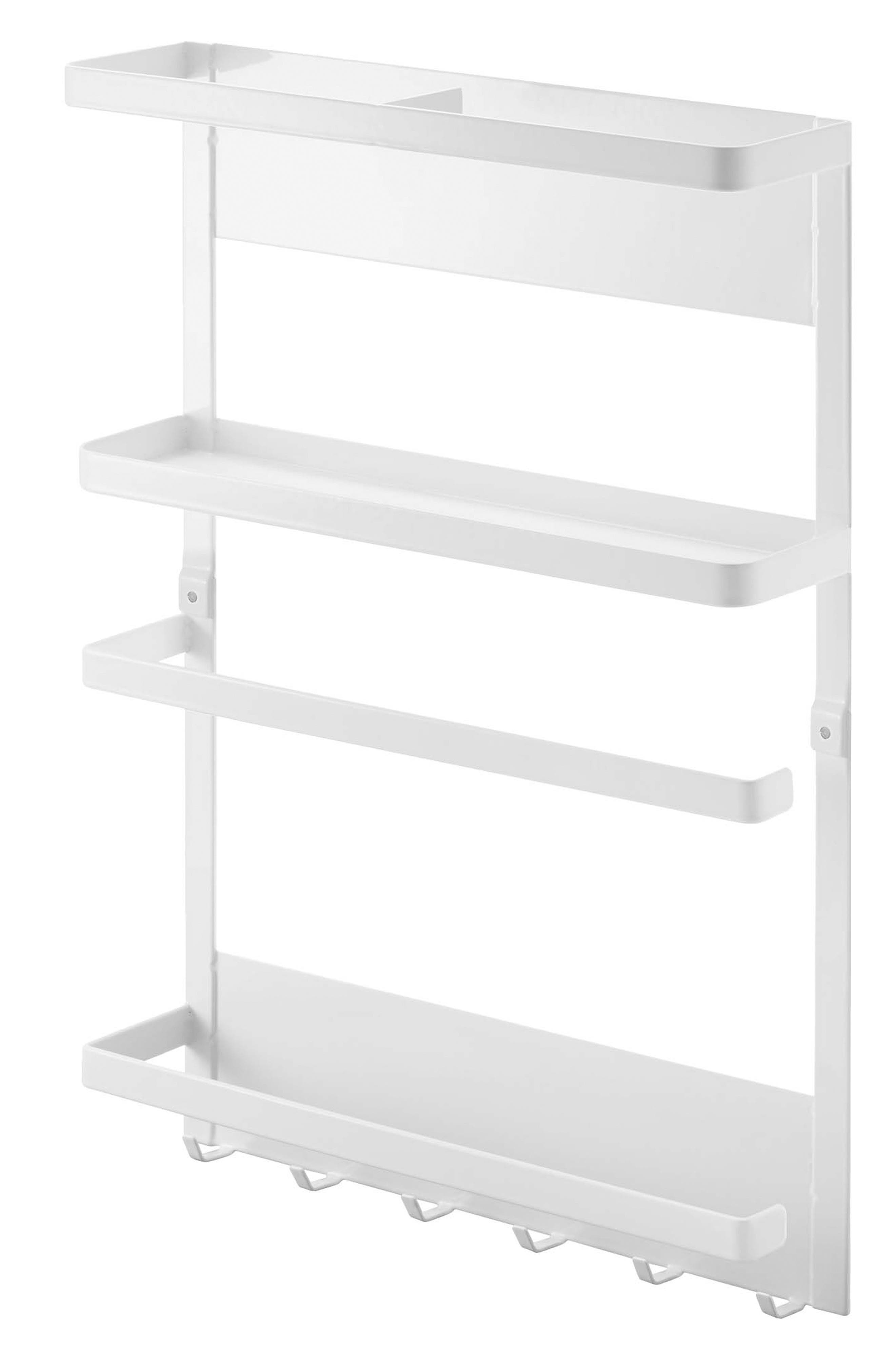Yamazaki Magnetic Kitchen Organizer In White