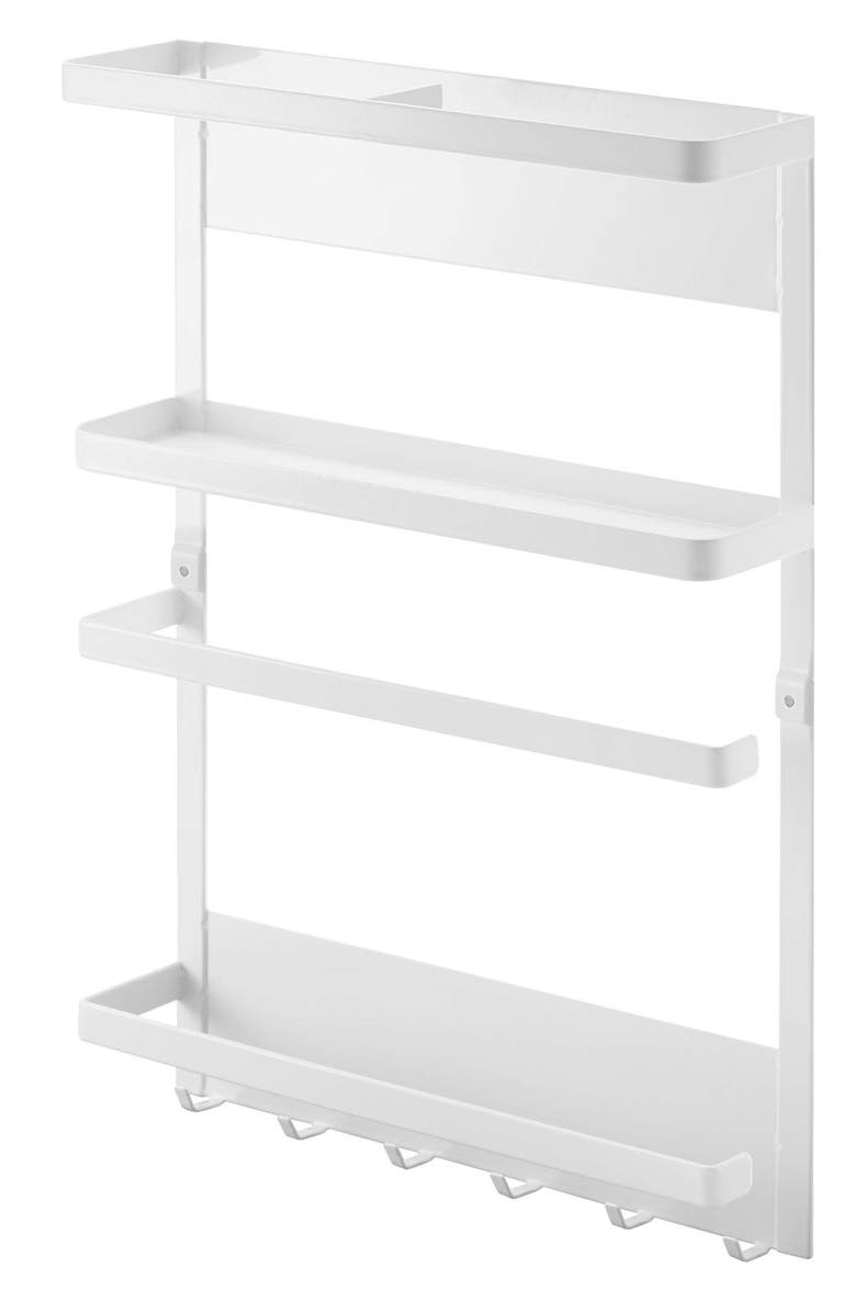 Yamazaki Magnetic Kitchen Organizer, Main, color, White