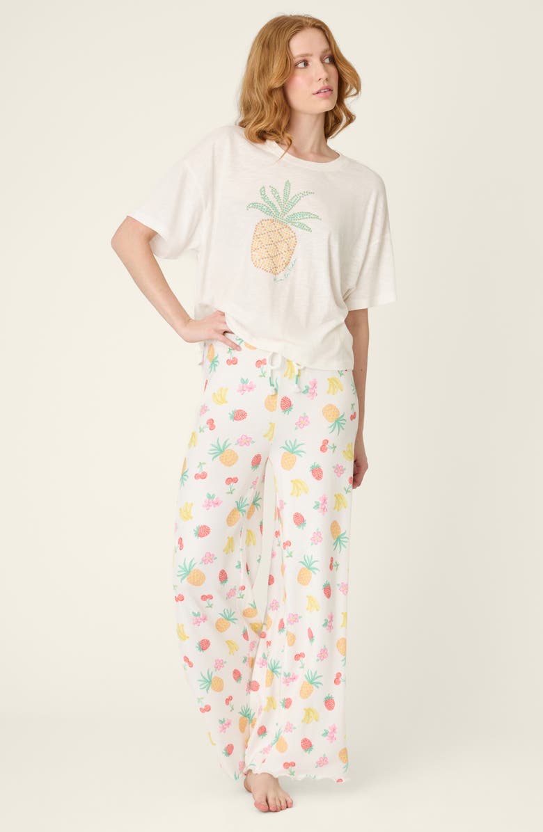PJ Salvage Viva La Vida Jersey Pajama Pants, Alternate, color, 