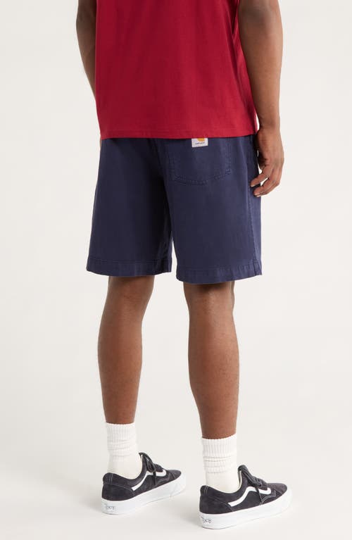 Carhartt Work In Progress Floyde Relaxed Fit Twill Shorts In Blue