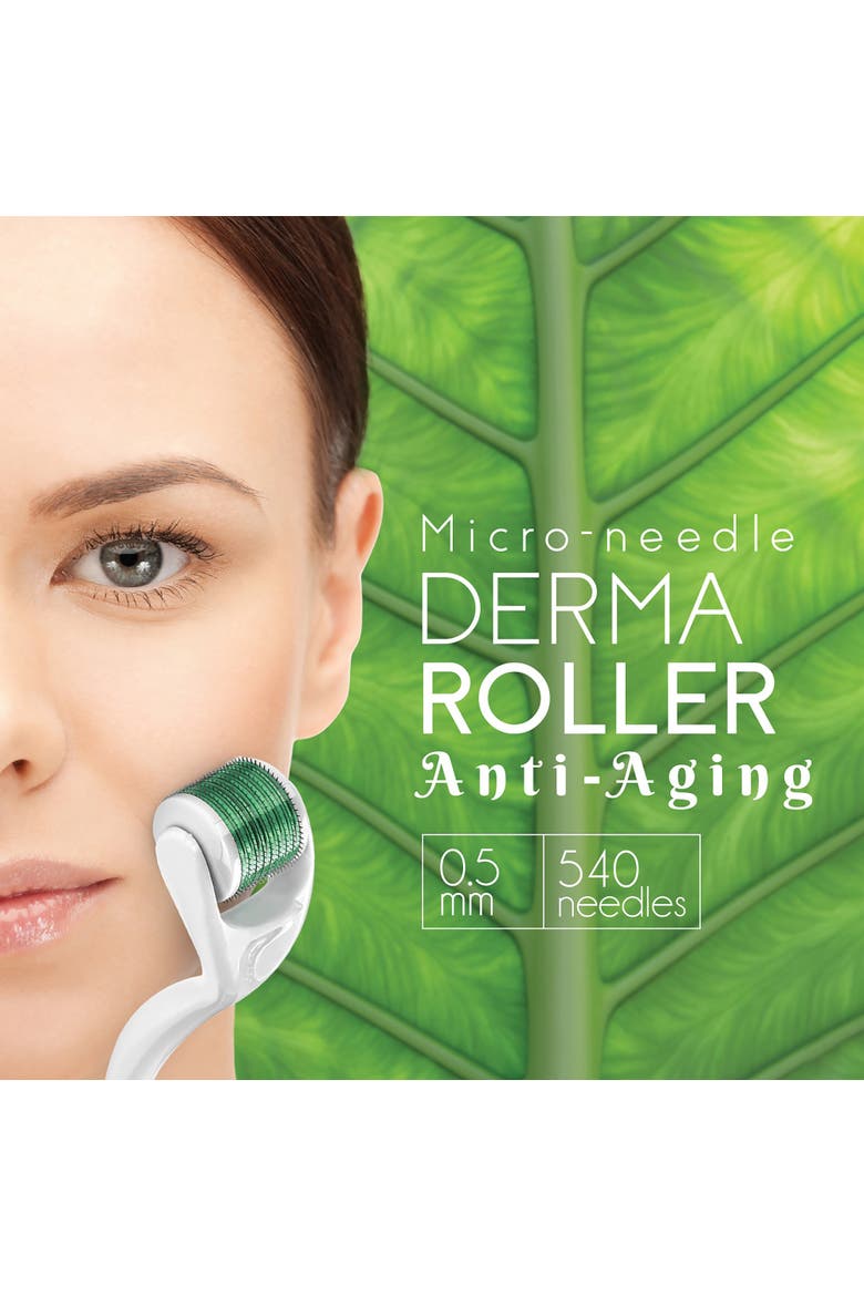 Micro Needle Derma Roller 0.5 mm, Alternate, color, White
