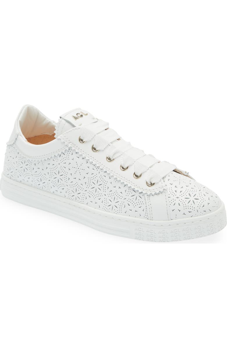 AGL Sade Perforated Sneaker, Main, color, White