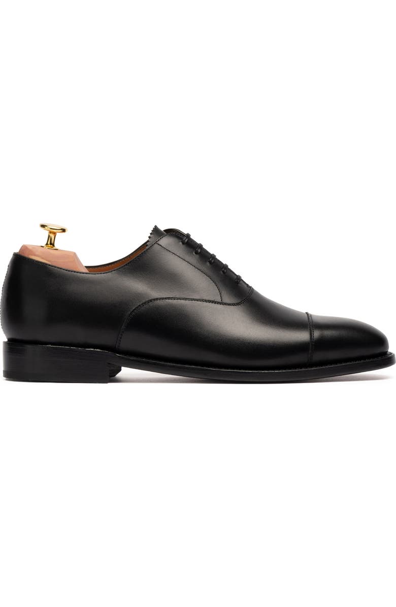MORJAS The Cap Toe Oxford, Alternate, color, Black Calf