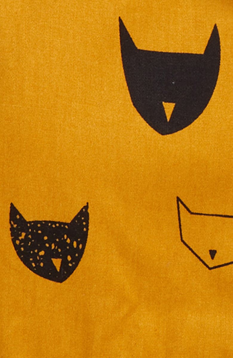 Denim Bay Kids' Print Waterproof Fleece Hooded Jacket, Alternate, color, 