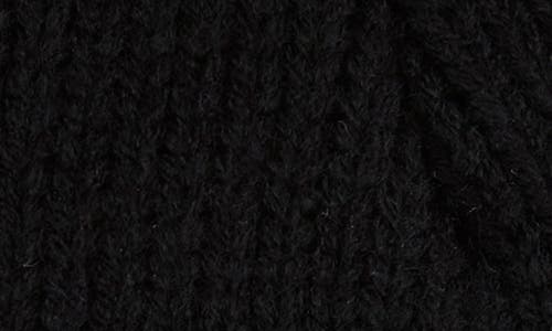 Mud Pie Light Up Halloween Knit Beanie In Black