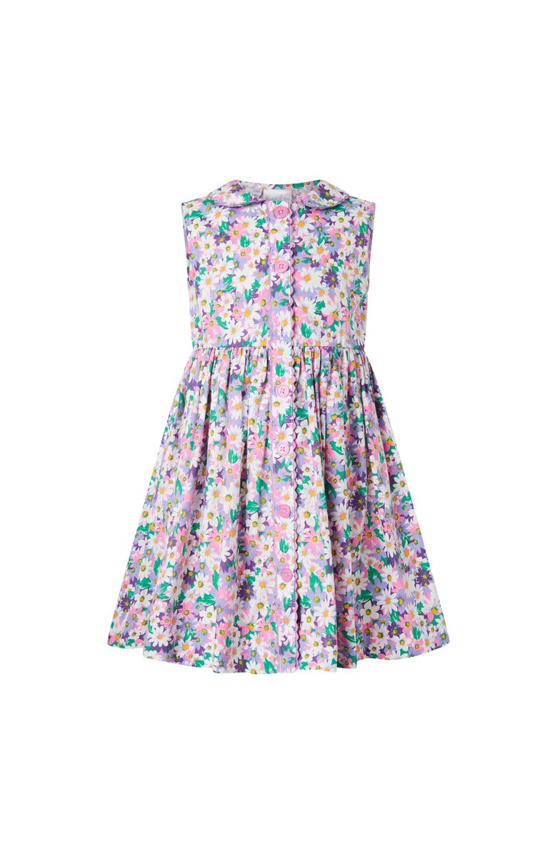 Rachel Riley Aster Sleeveless Button-Front Dress, Main, color, 