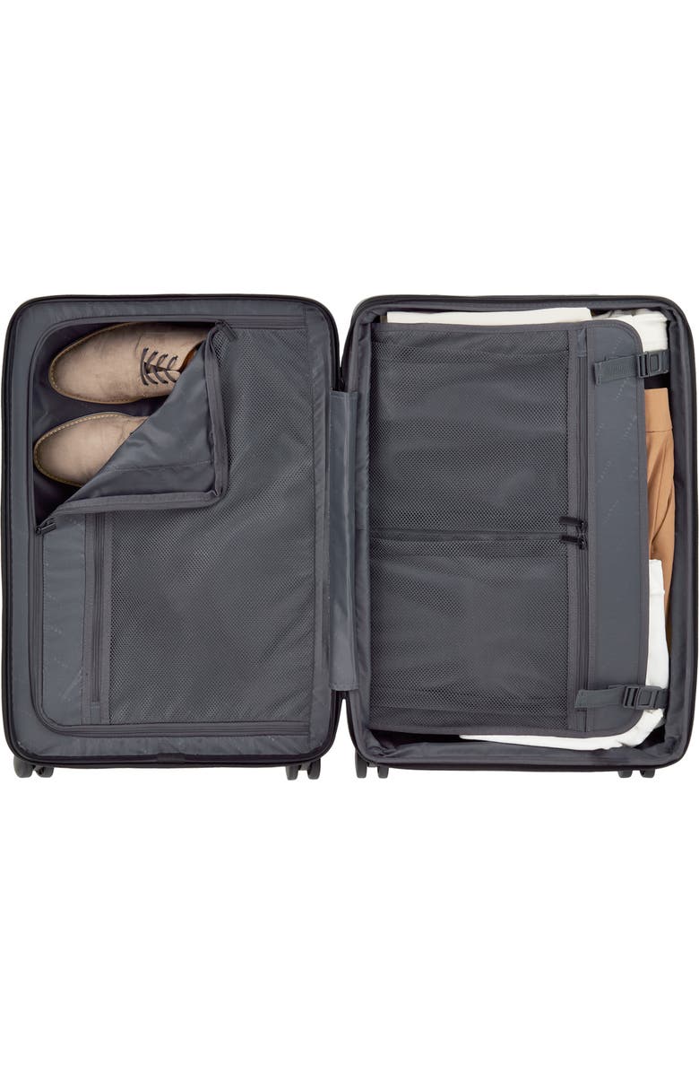 bugatti Berlin 3 Piece Hardside Luggage Set with Expansion, Alternate, color, Charcoal