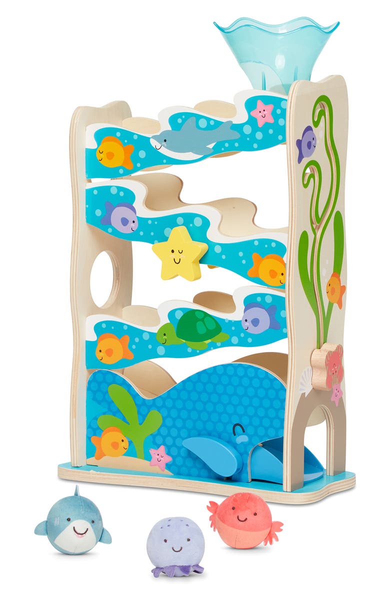 Melissa & Doug Rollables Ocean Slide Toy, Main, color,