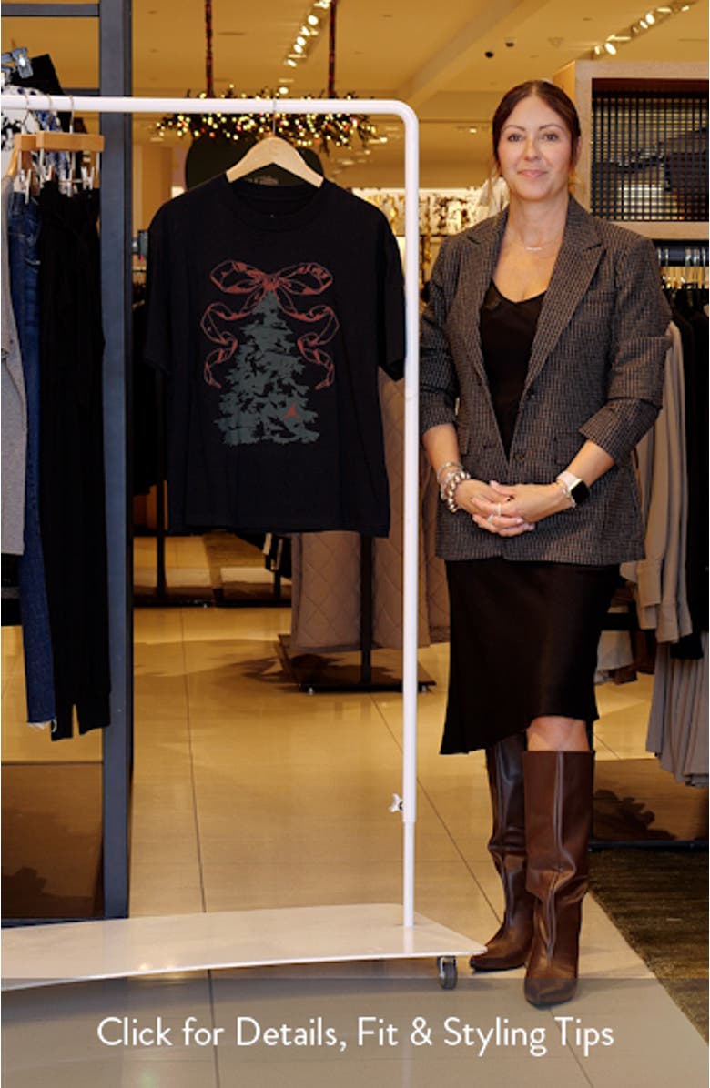 Christmas Tree Graphic T-Shirt, sales video thumbnail