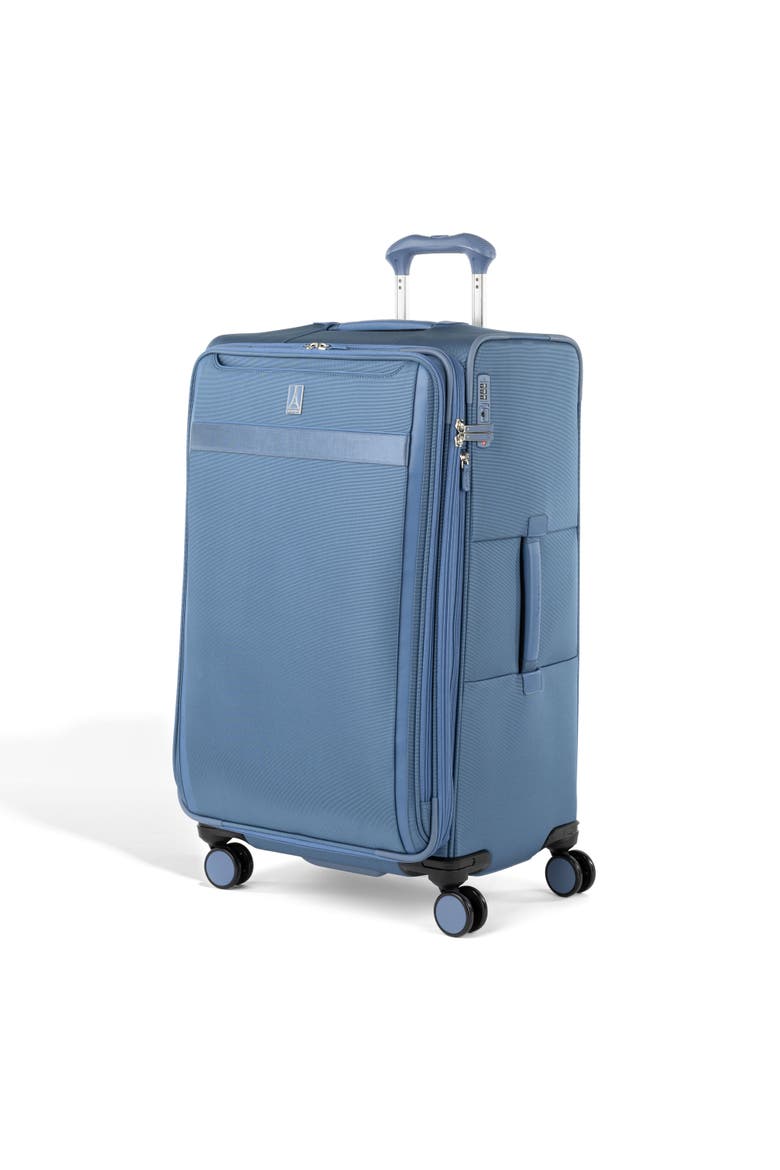Versapack + Softside 21" Carry On & 29" Large Checked Spinner Luggage Set, Alternate, color, Elemental Blue