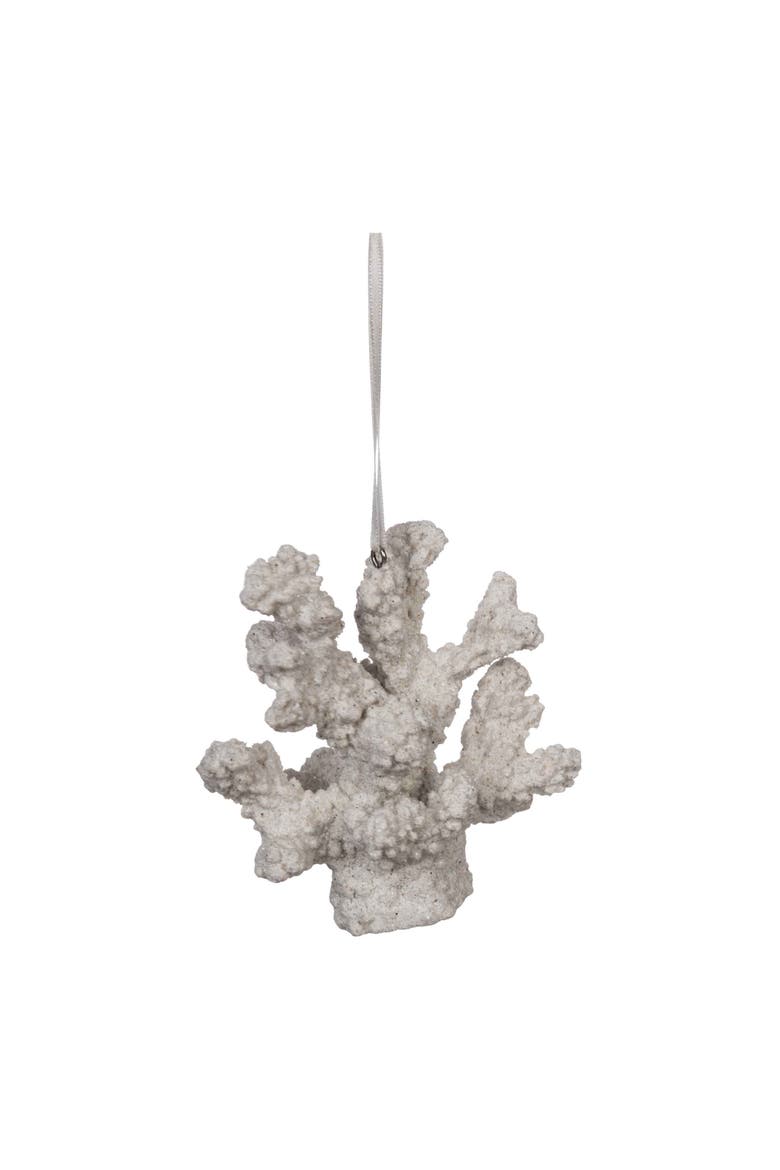 Sandy Coral Tree Ornament, Alternate, color, White