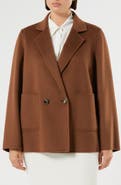 Marina Rinaldi Double Breasted Virgin Wool Jacket
