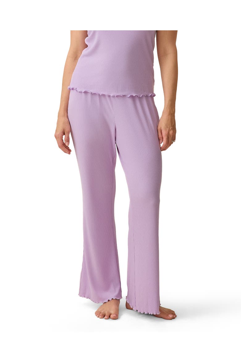 Ribbed Modal Lounge Pant, Main, color, Lavender