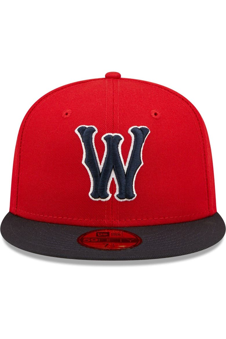 Men's New Era Red Worcester Red Sox Authentic Collection Team Alternate 59FIFTY Fitted Hat, Alternate, color, Red