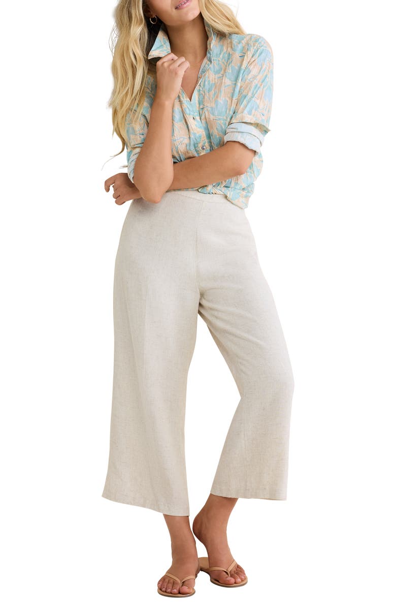 NZ BY NIC & ZOE Shadow Floral Core Crinkle Cotton Button-Up Shirt, Alternate, color, Aqua Multi