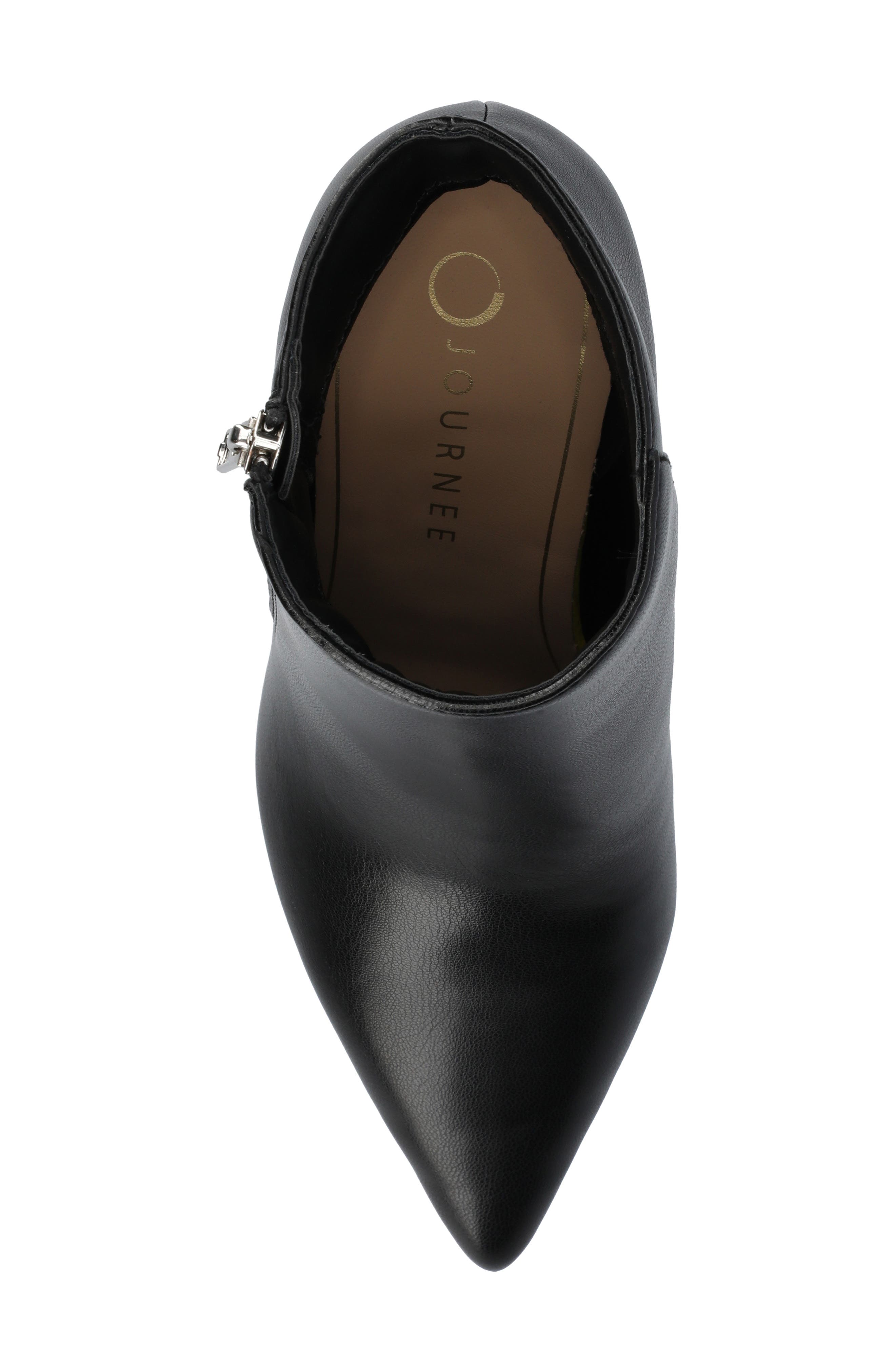 Journee Collection Leyna Zip Boot - Wide Width Available, Alternate, color, Black