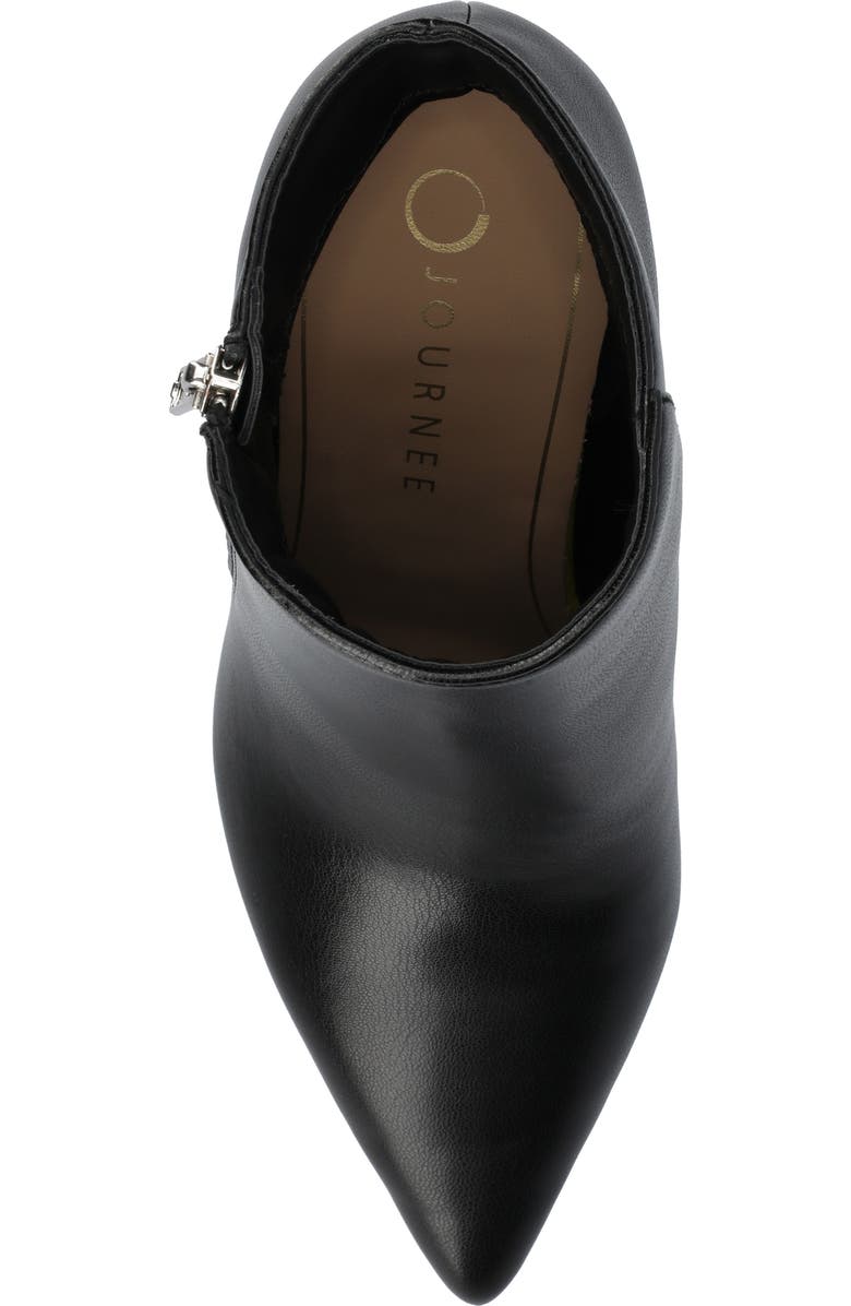 Journee Collection Leyna Zip Boot - Wide Width Available, Alternate, color, Black