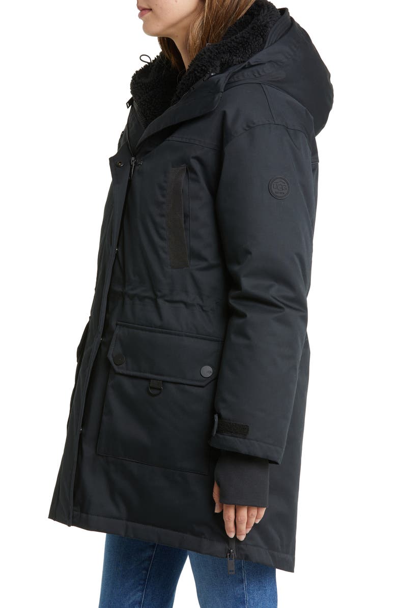 UGG<sup>®</sup> Adirondack Waterproof Down Parka with Internal Fleece Jacket, Alternate, color,
