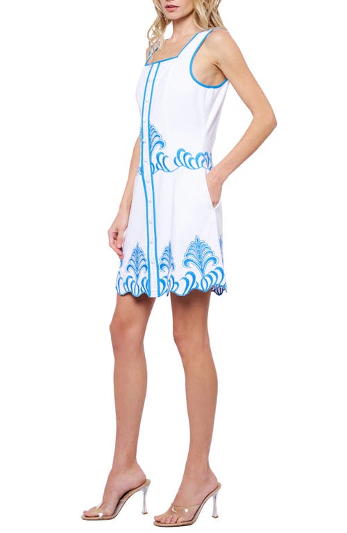 CIEBON CIEBON CRISTI EMBROIDERED A-LINE DRESS 