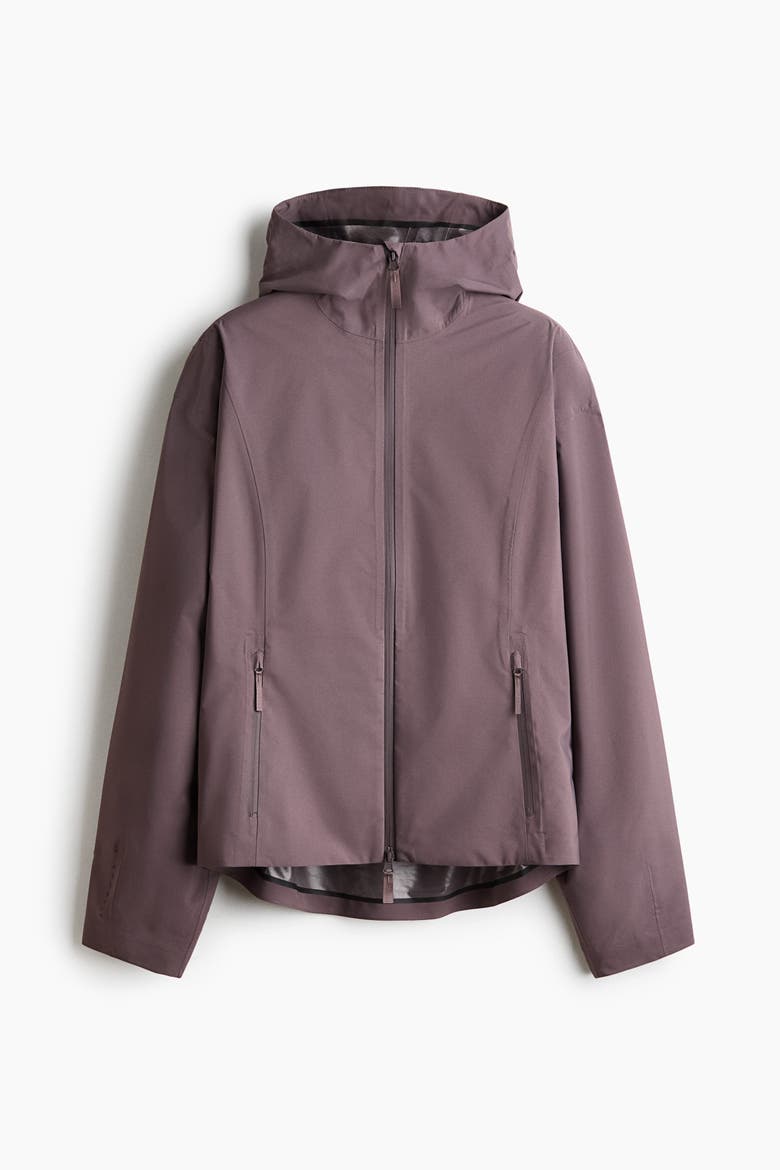 Oversized Rain Jacket With Stormmove, Alternate, color, Purple taupe
