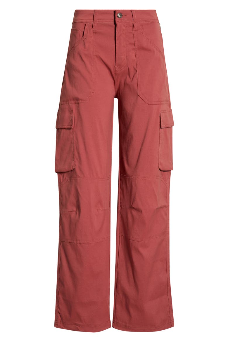 Zion Cargo Pants, Alternate, color, RED OCHRE