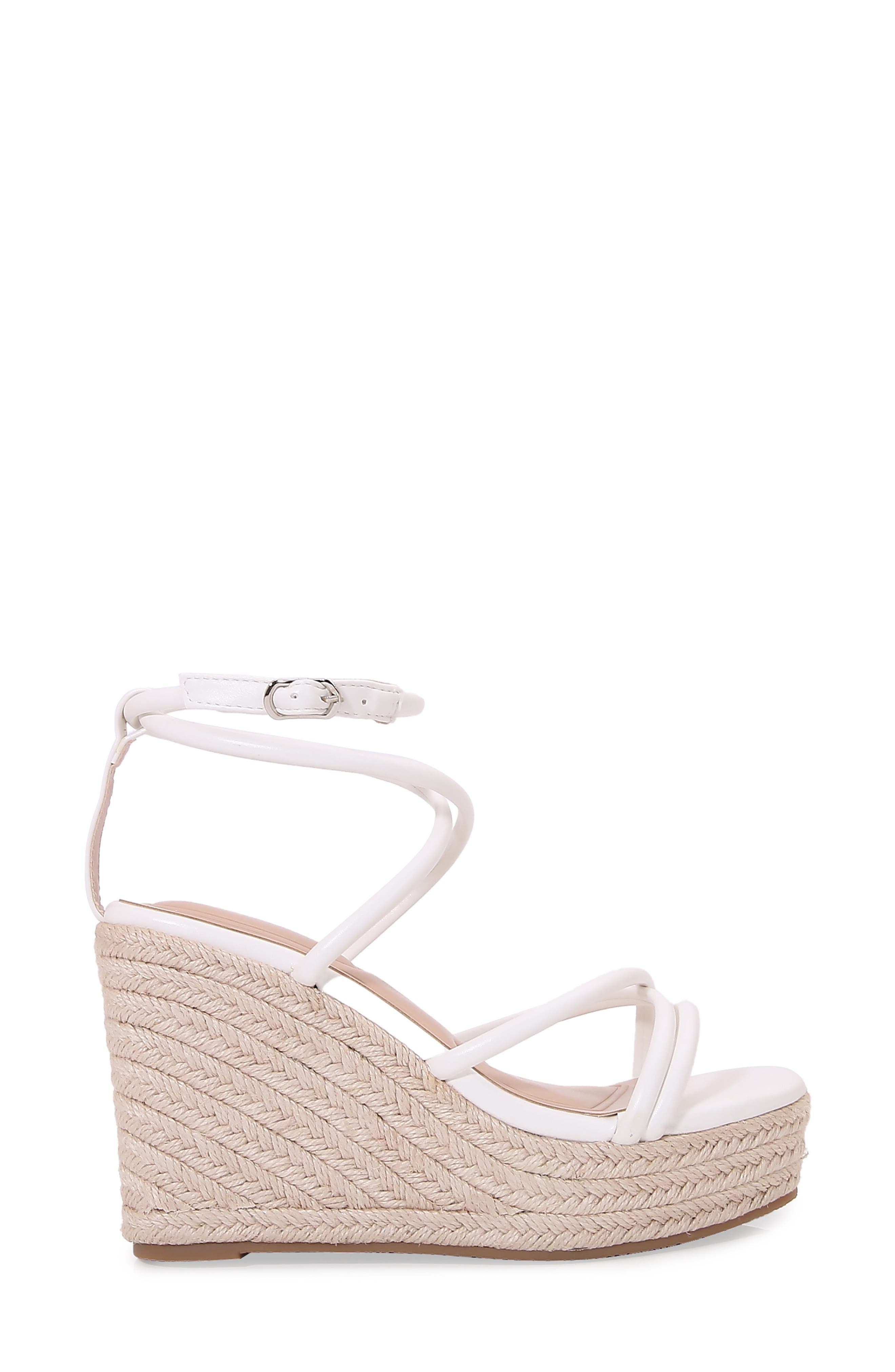 Rhea Espadrille Wedge Sandal, Alternate, color, WHITE