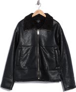 Noize Faux Leather Short Jacket