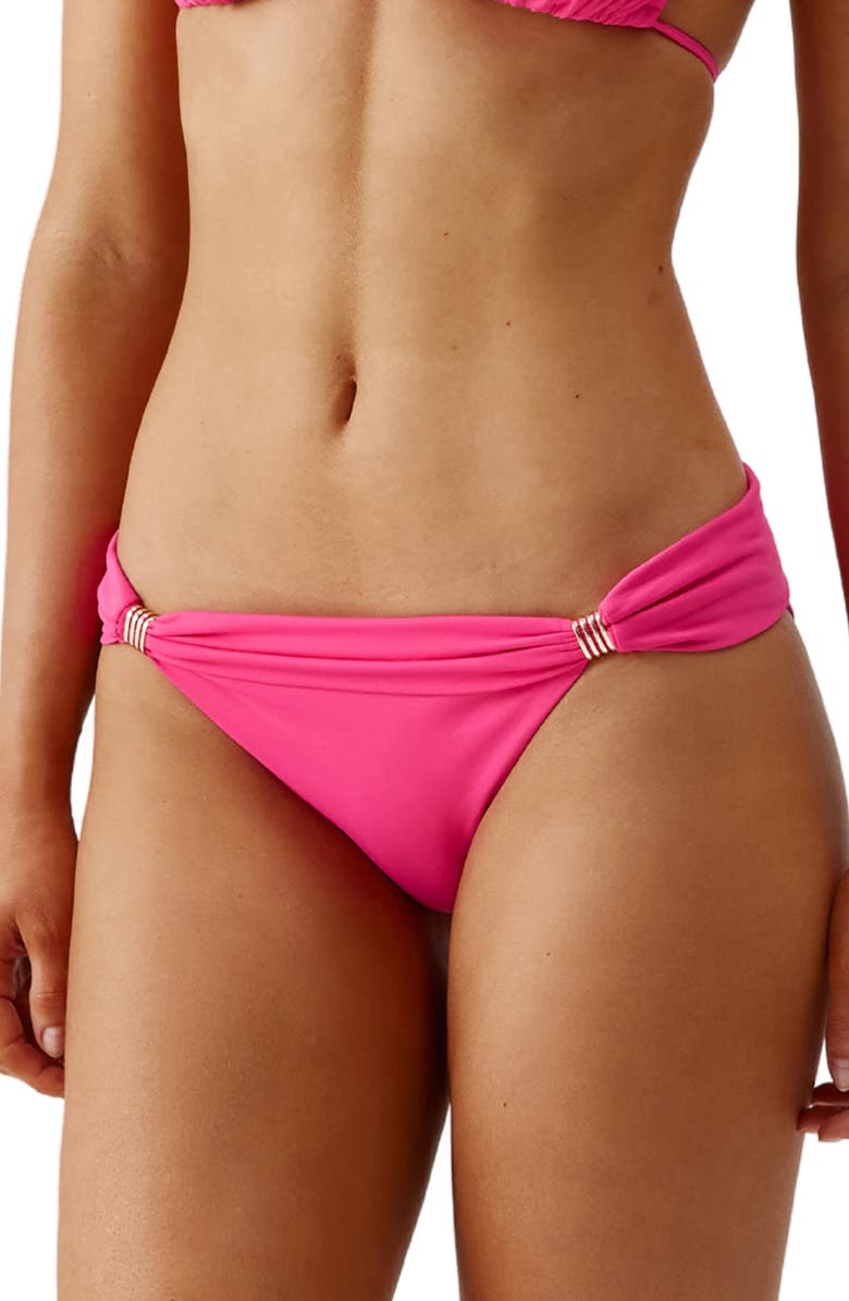 Melissa Odabash Grenada Bikini Bottoms, Main, color, Fuchsia