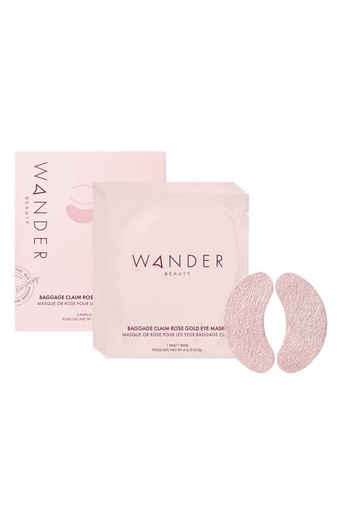 Baggage Claim Rose Gold Eye Masks (Limited Edition)