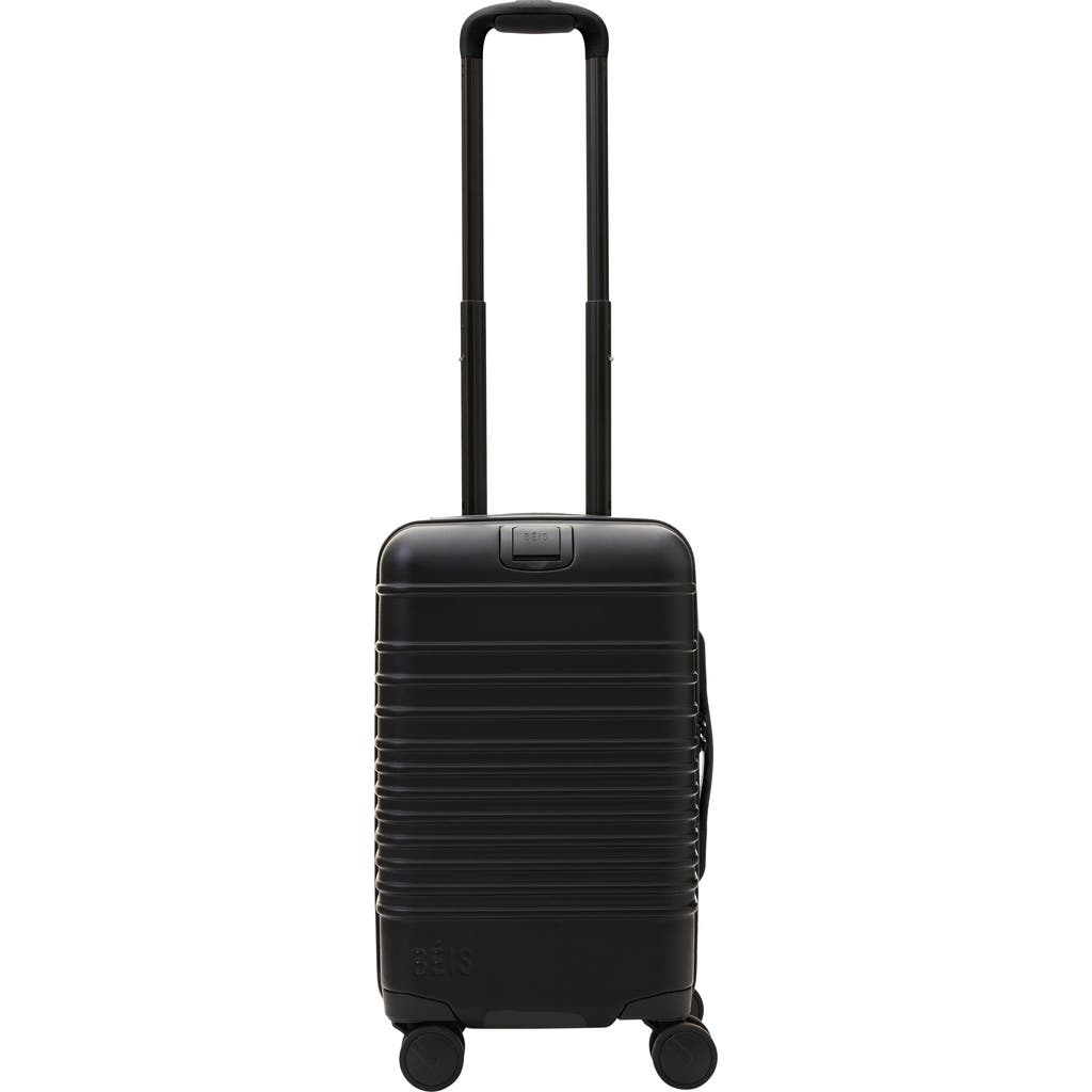 Beis Béis The Small International Carry-on Roller Suitcase In Black
