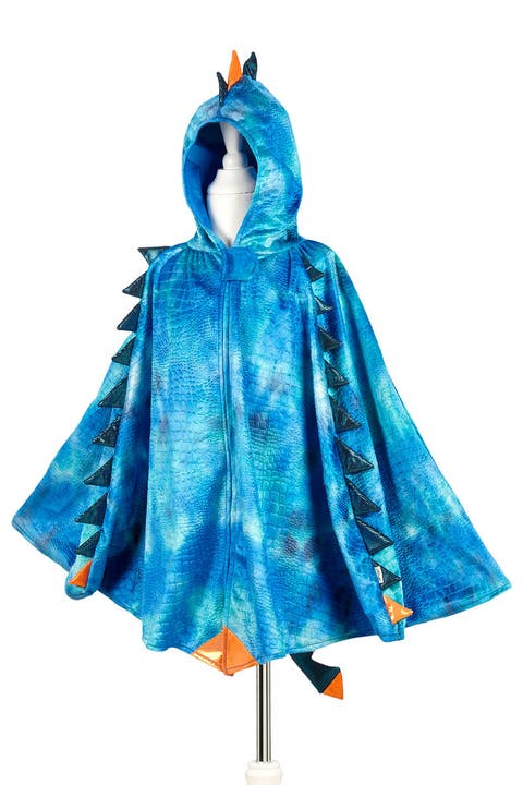 Blue Dragon Costume Cape for Kids