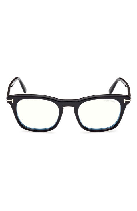 50mm Square Blue Light Blocking Glasses