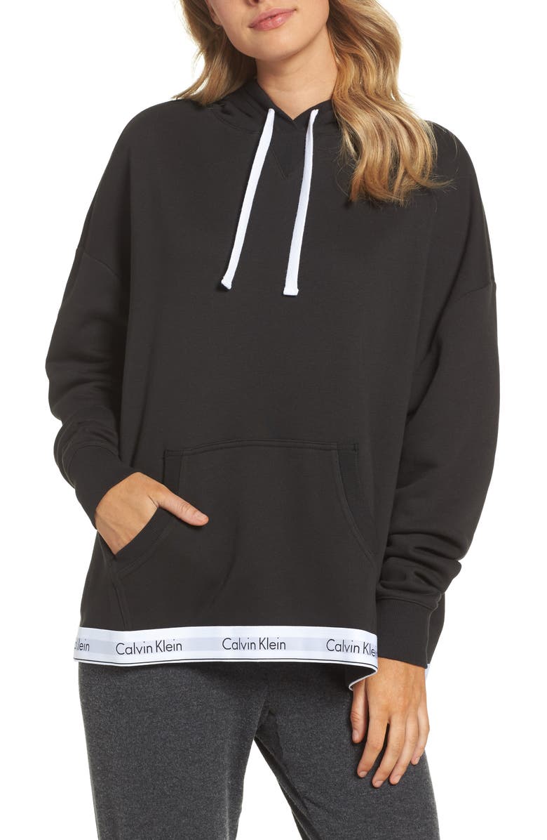 Calvin Klein Modern Cotton Lounge Hoodie, Main, color, 