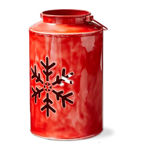 Tag Large Red Snowflake Lantern