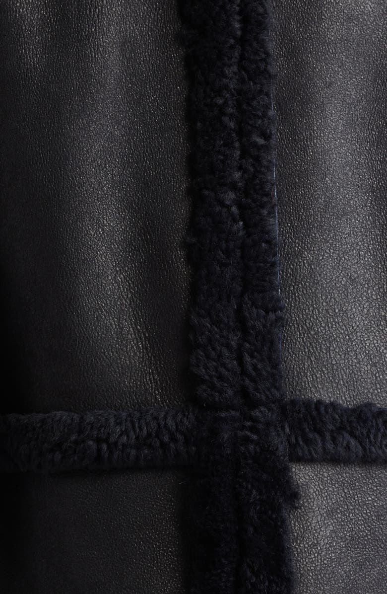 LaQuan Smith Genuine Shearling Long Coat, Alternate, color, 