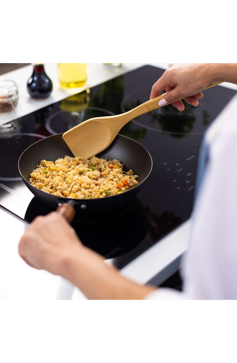 JOYCE CHEN Carbon Steel Preseasoned Stir Fry Pan, Alternate, color, Black