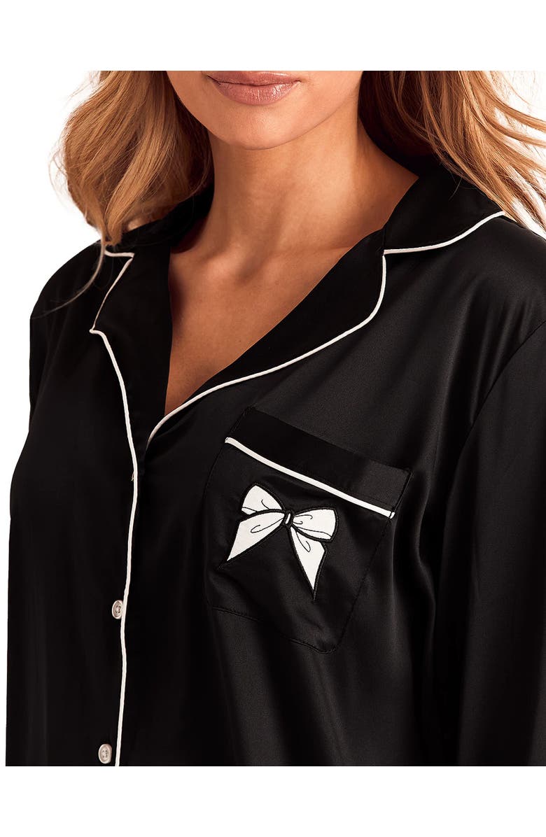 Adore Me Sammie Pajama Set, Alternate, color, Black