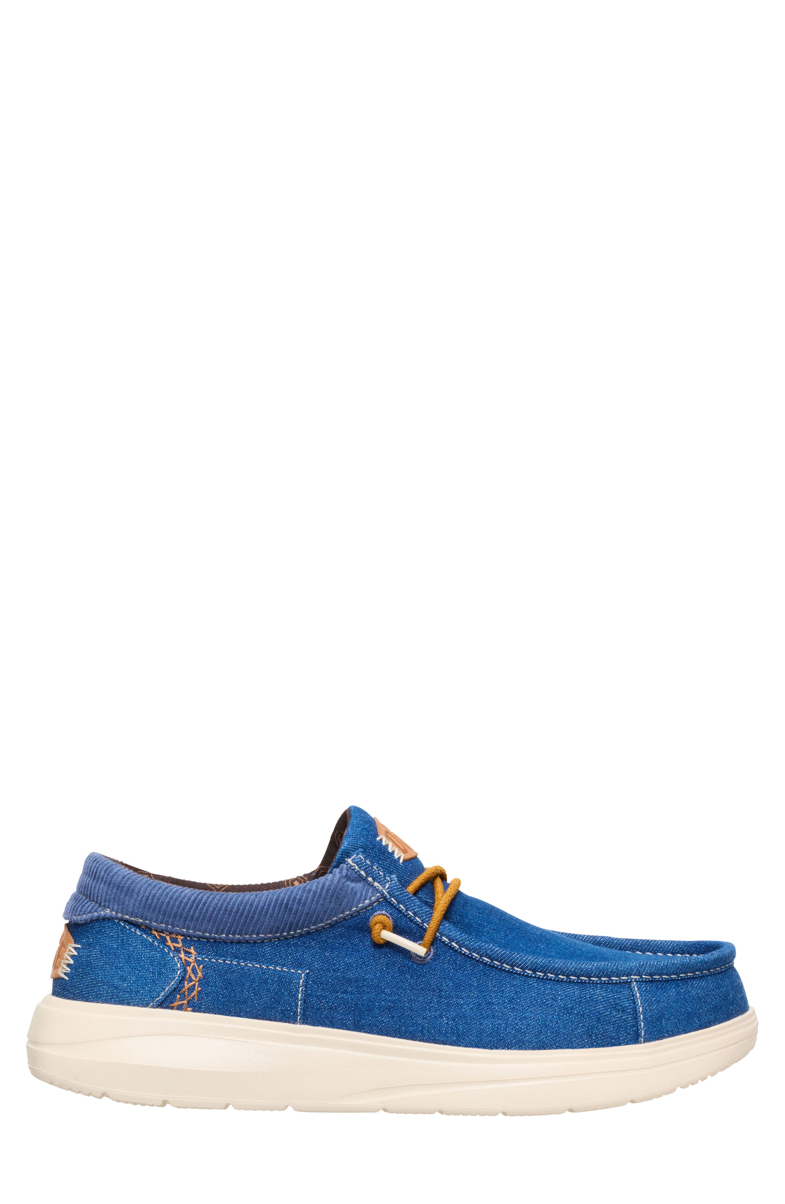 Hey Dude Wally Comfort Patchwork Slip-On, Alternate, color, Blue