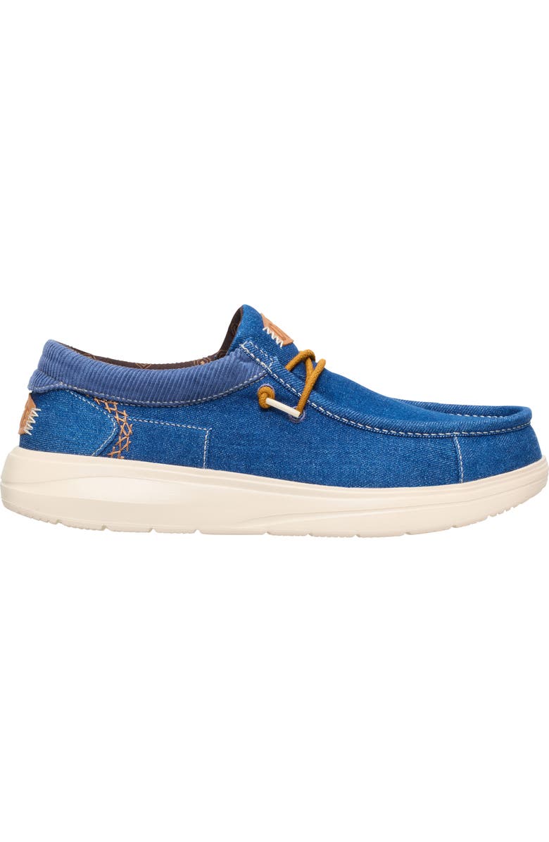 Hey Dude Wally Comfort Patchwork Slip-On, Alternate, color, Blue