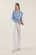 Italic Sadie Cashmere Crew Cardigan