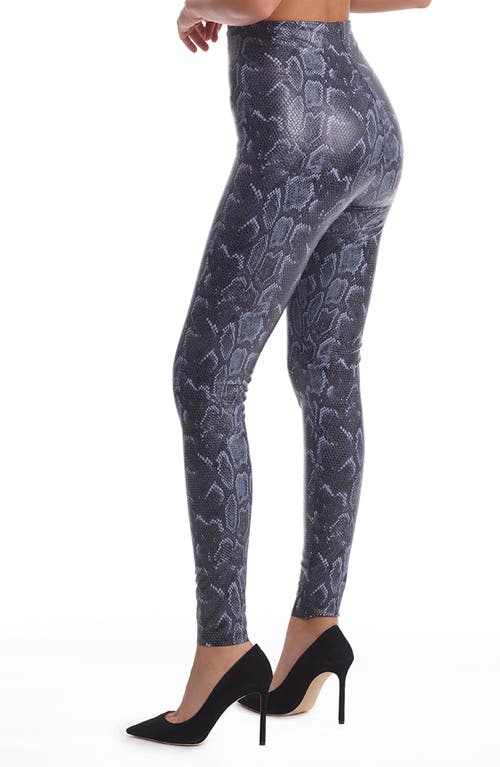 COMMANDO COMMANDO REPTILE EMBOSSED FAUX LEATHER LEGGINGS