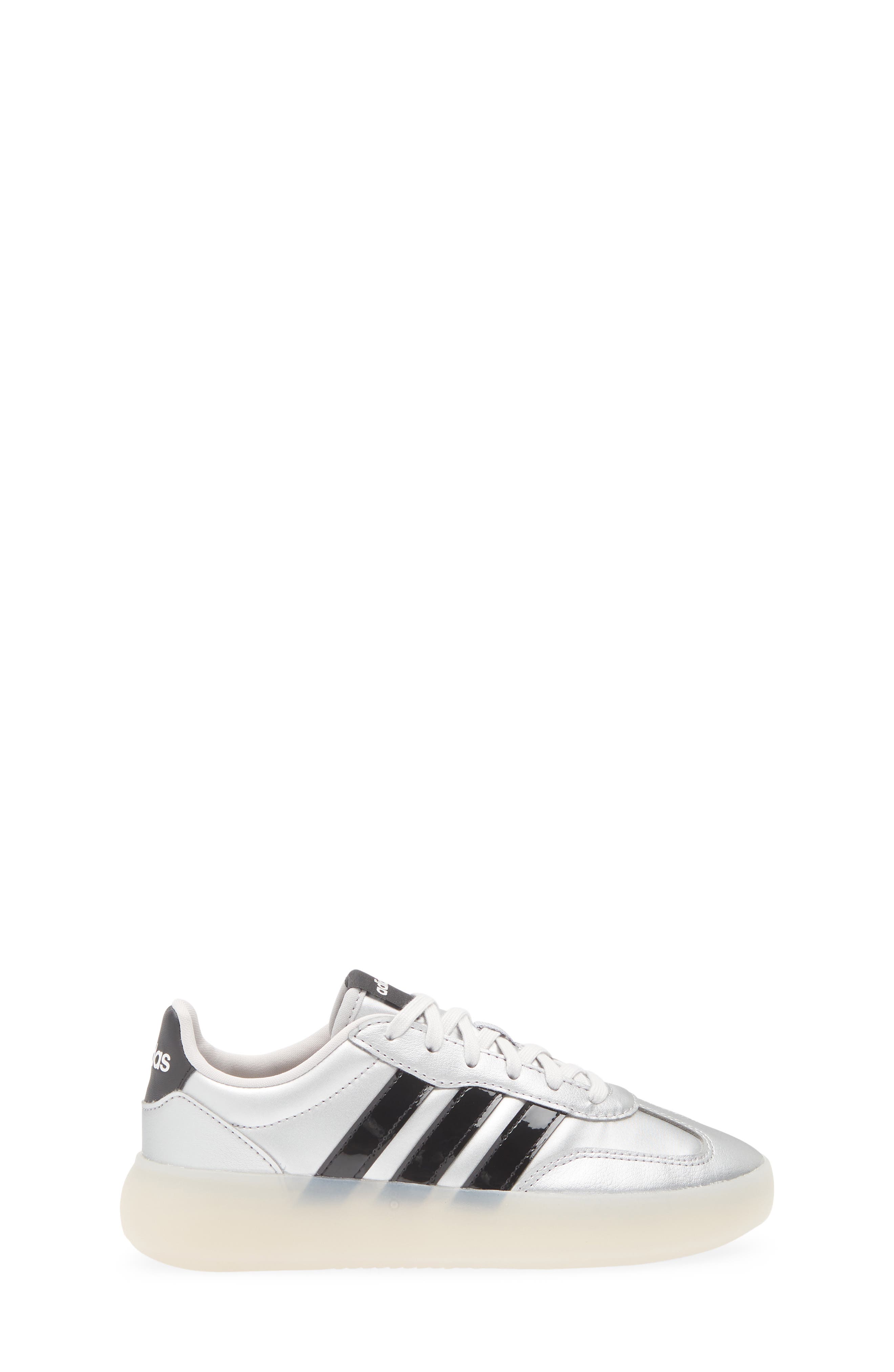 adidas Kids' Barreda Decode Sneaker, Alternate, color, Silver/ Black/ Chalk White