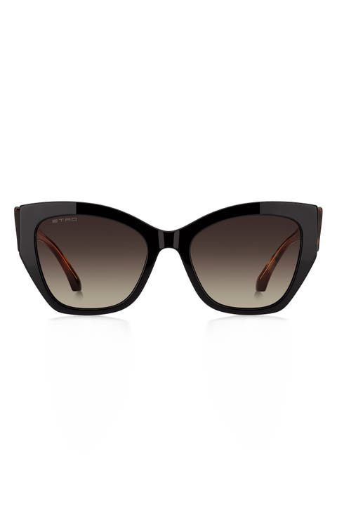 0143/S 55mm Gradient Cat Eye Sunglasses