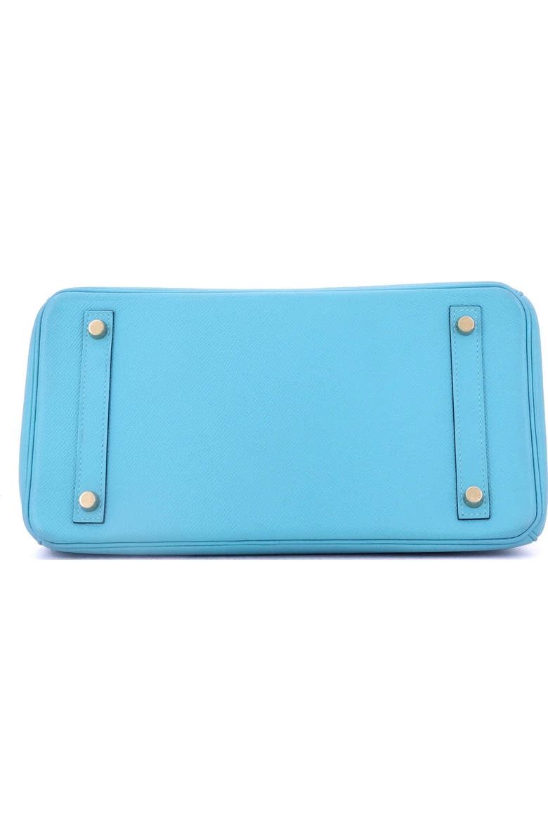 Pre-Owned Hermes Birkin Handbag Blue Epsom with Gold Hardware 30, Alternate, color, Bleu Du Nord