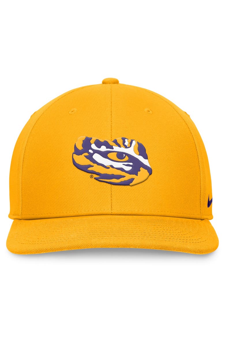 Nike Men's Nike Gold LSU Tigers Primetime Pro Snapback Hat, Alternate, color, Gold