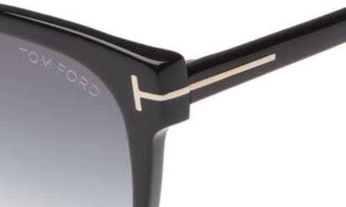 Tom Ford Ani 58mm Gradient Cat Eye Sunglasses In Blue