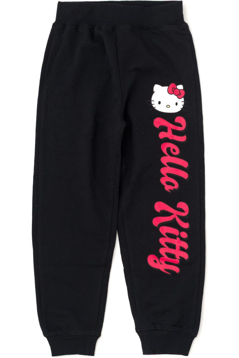 Fleece 2-Piece Sweatshirt and Pants Set, Alternate, color, Hello Kitty White Red
