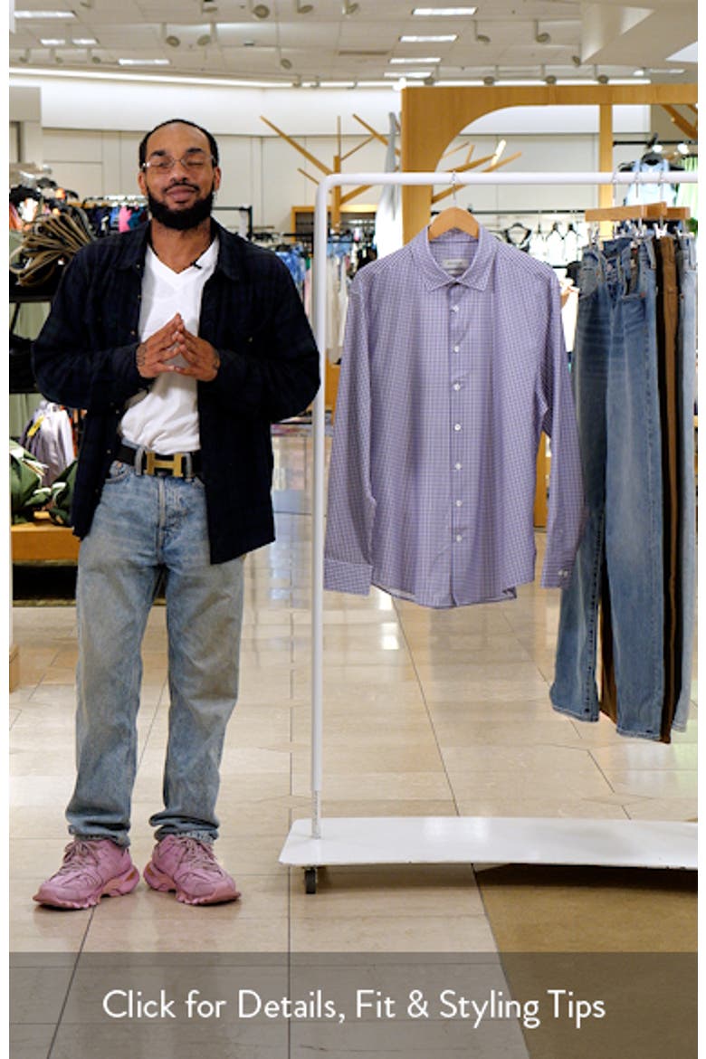 James OoohCotton® Checker Button-Up Shirt video