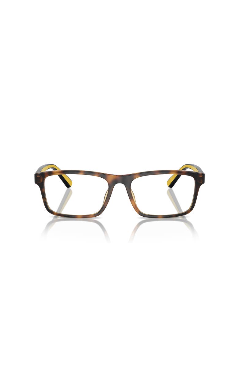 Polo Ralph Lauren 54mm Rectangle optical glasses, Alternate, color, Tortoise