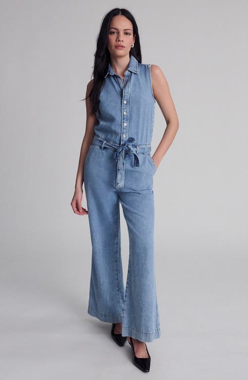 Mavi Jeans Elara Sleeveless Denim Jumpsuit In Blue